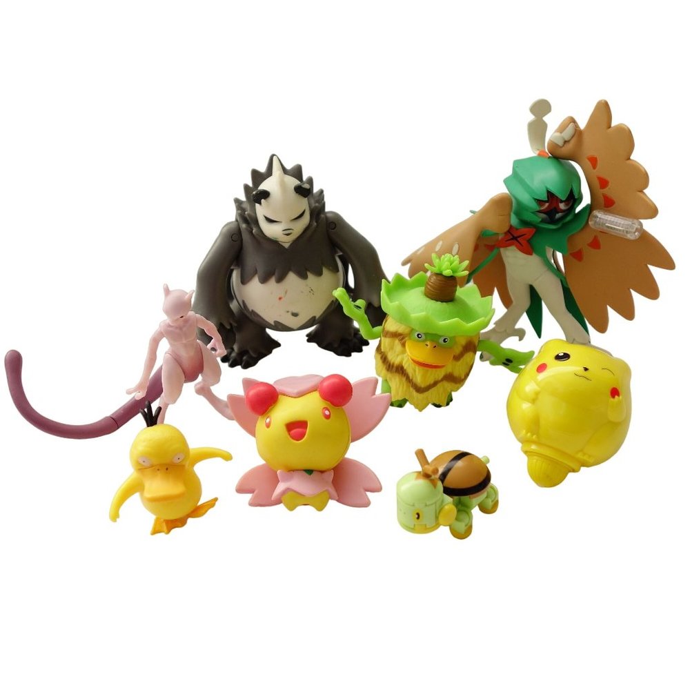 Pokemon Assorted Lot‎ of 8 Action Figures Replacement Parts